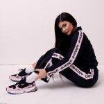 Kylie Jenner poses for Adidas