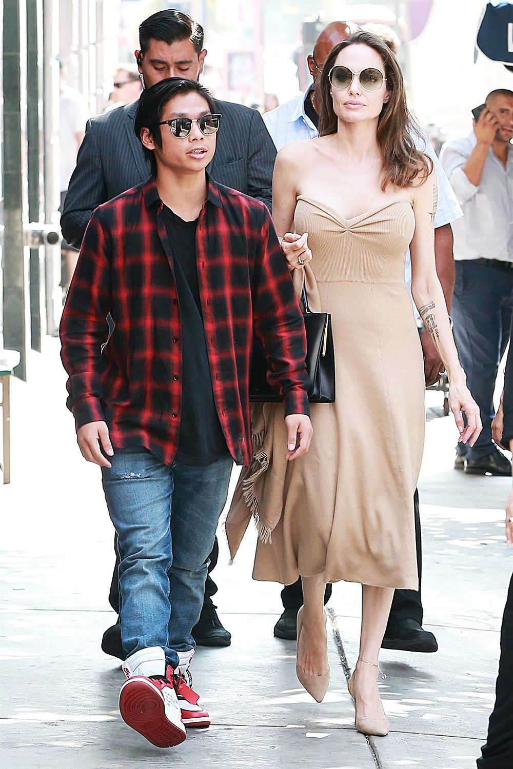Angelina Jolie with son Pax