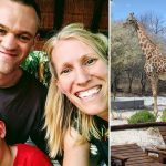 Giraffe HORROR ATTACK- British Scientist’s wife and son fight for life after attack in South African Wildlife Reserve