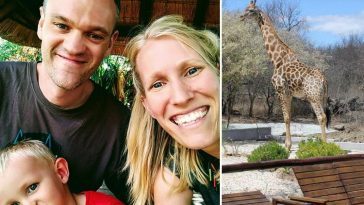 Giraffe HORROR ATTACK- British Scientist’s wife and son fight for life after attack in South African Wildlife Reserve