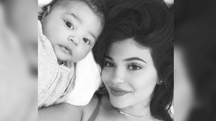 Kylie Jenner with baby Stormi
