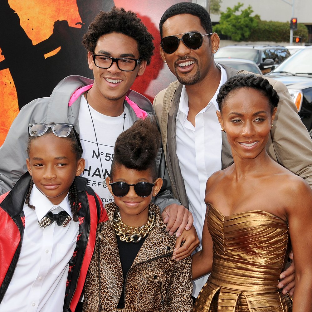 Willow Smith and his family