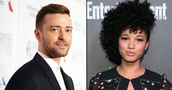 Justin Timberlake spotted holding hands with co-star Alisha Wainwright ...