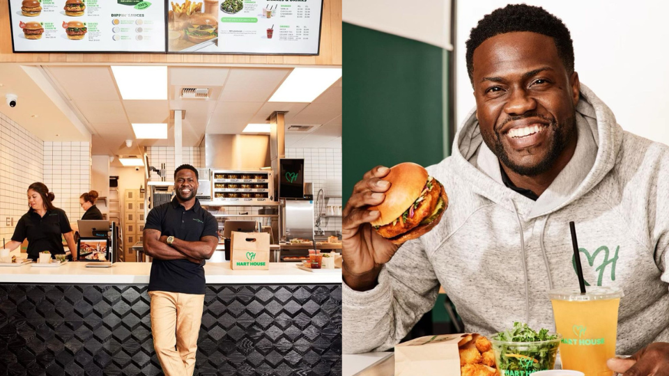 Kevin Hart Opens Plant-Based Fast Food Restaurant in Los Angeles