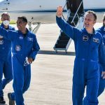 Astronauts Arrive In Florida For Spacex Halloween Launch