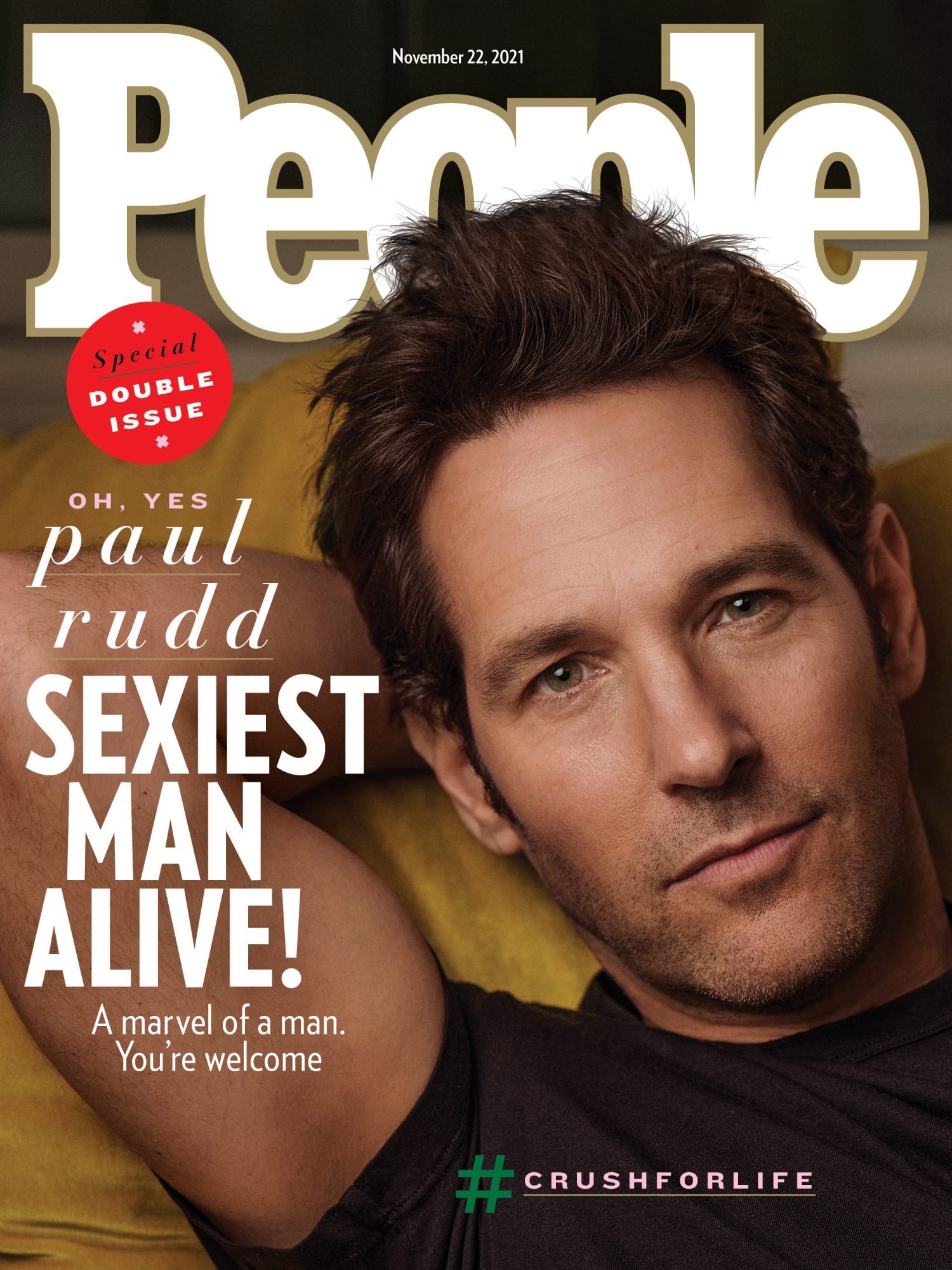 Actor Paul Rudd Declared 2021’s Sexiest Man Alive By People Magazine