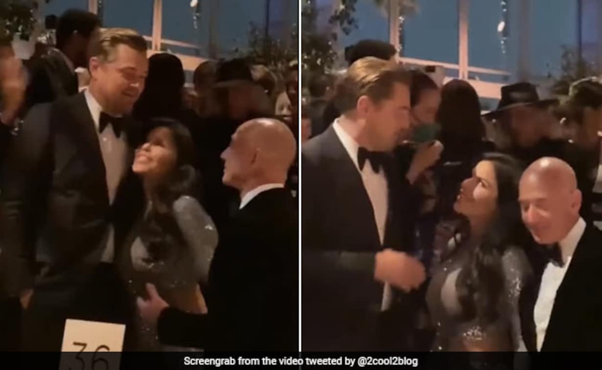 Jeff Bezos Reacts To The Viral Video Of His Girlfriend Staring At Dicaprio