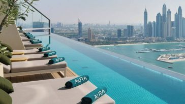 The World’s Highest 360° Infinity Swimming Pool Opens In Dubai