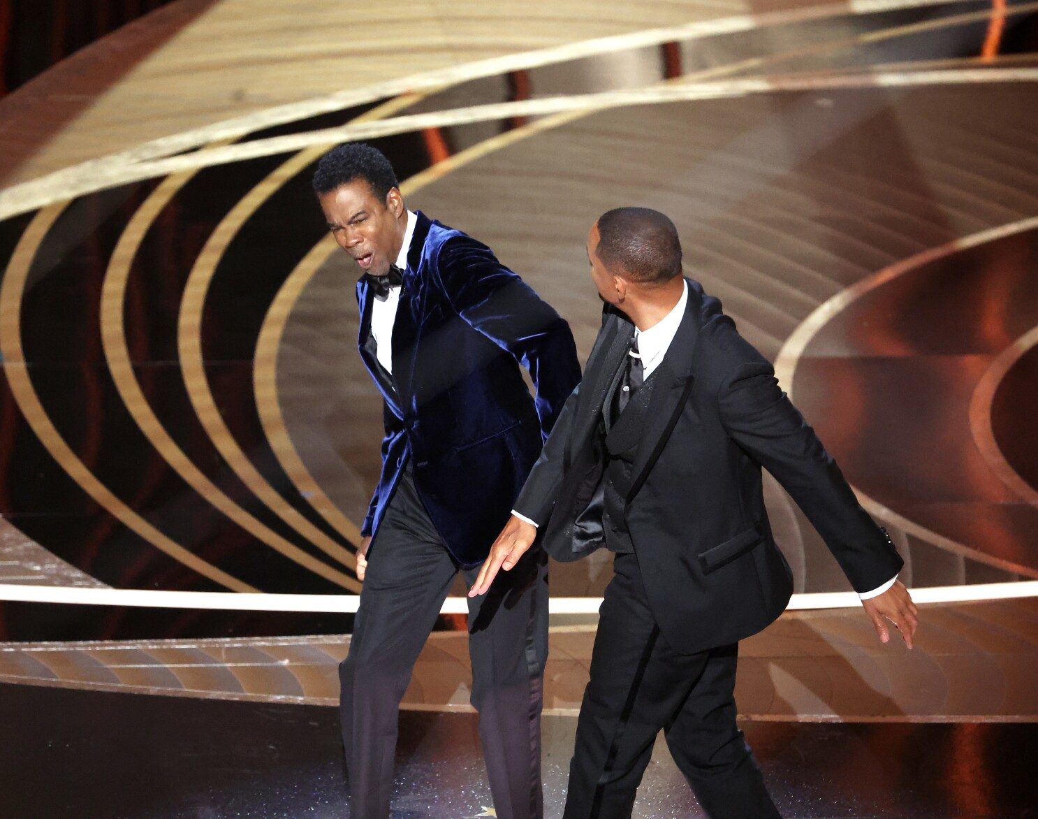 Furious Will Smith Slaps Chris Rock On Oscars Stage!