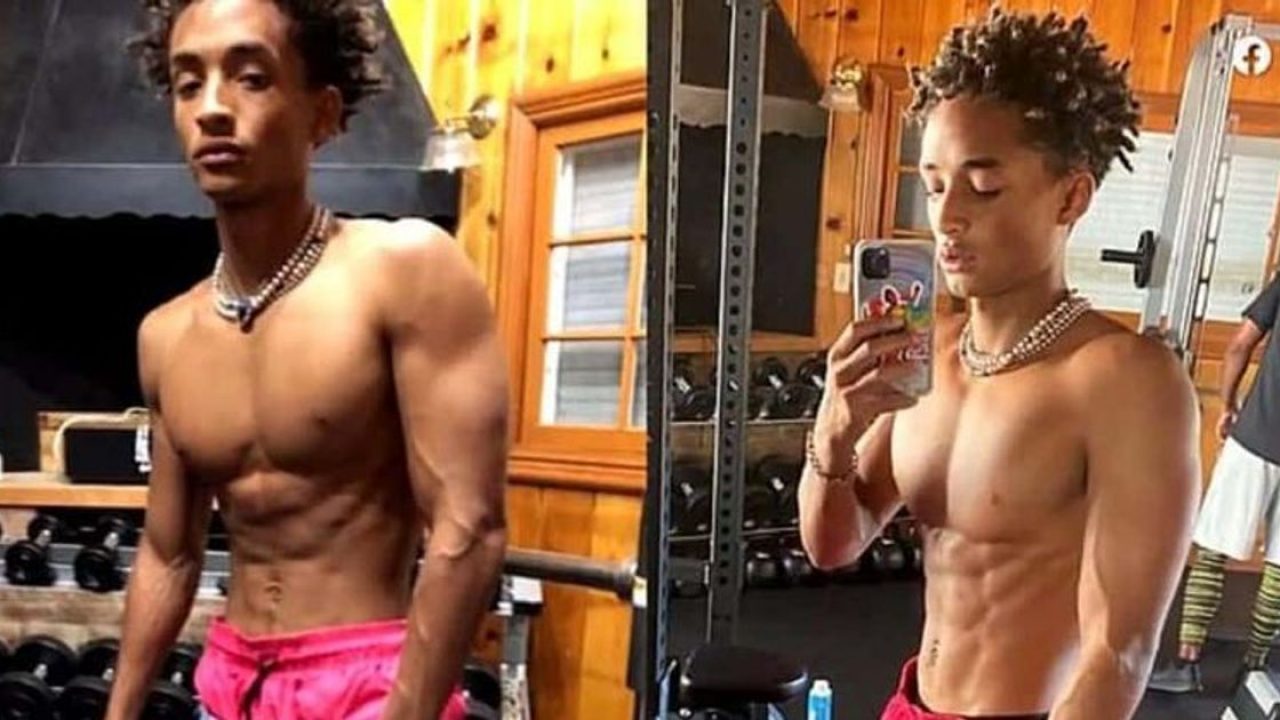 Jaden Smith Flexes His Abs In Shirtless Selfies Ahead Of Tour With Justin  Bieber