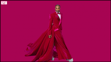 Billy Porter In Fusion Tuxedo Gown On The Golden Globes 2023