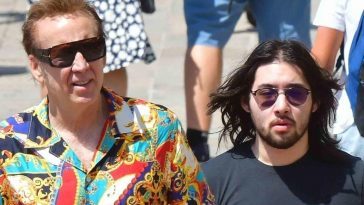 Nicolas Cage’s Outing With Son, Kal El, In Italy