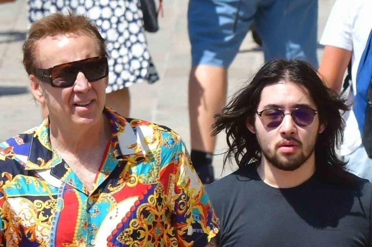 Nicolas Cage’s Outing With Son, Kal El, In Italy